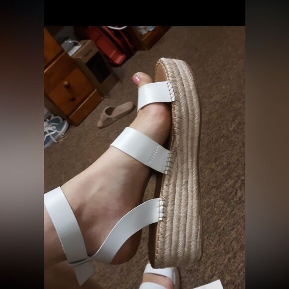 Espadrille Platform Wedge Sandals - Picture 4 of 5